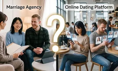 Marriage Agency Different from Online Dating