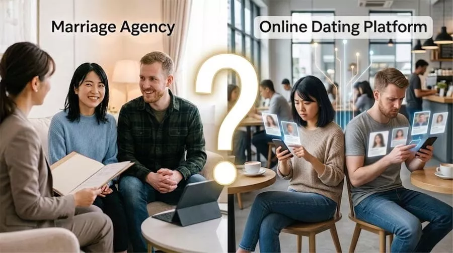 Marriage Agency Different from Online Dating